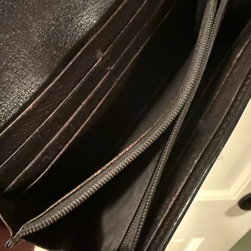 GUCCI Sherry Line Web Leather
Long Wallet Vintage - Picture 7 of 13